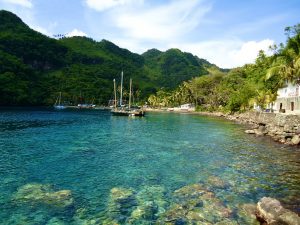 Wallilabou Bay, North West coast of St. Vincent